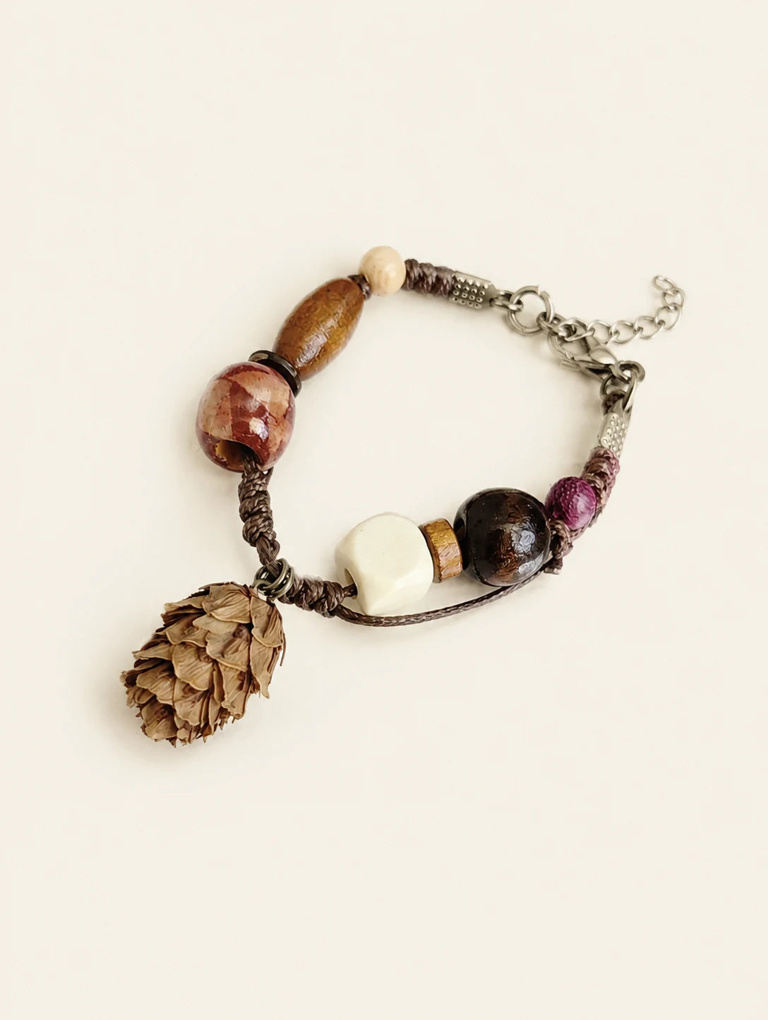 Small Woodland Cone Bracelet — hero view