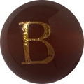 Red Onyx Initial B