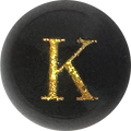 Black Onyx Initial K