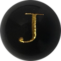 Black Onyx Initial J