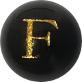Black Onyx Initial F