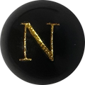 Black Onyx Initial N