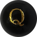 Black Onyx Initial Q