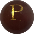 Red Onyx Initial P
