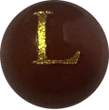 Red Onyx Initial L