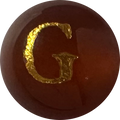 Red Onyx Initial G