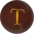 Red Onyx Initial T