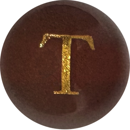 Red Onyx Initial T