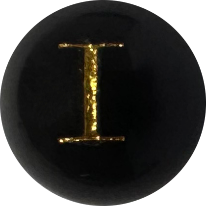 Black Onyx Initial I