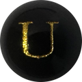 Black Onyx Initial U