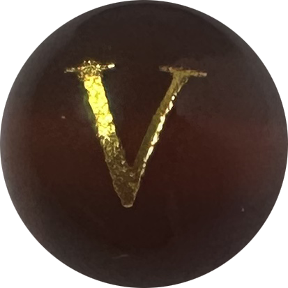 Red Onyx Initial V