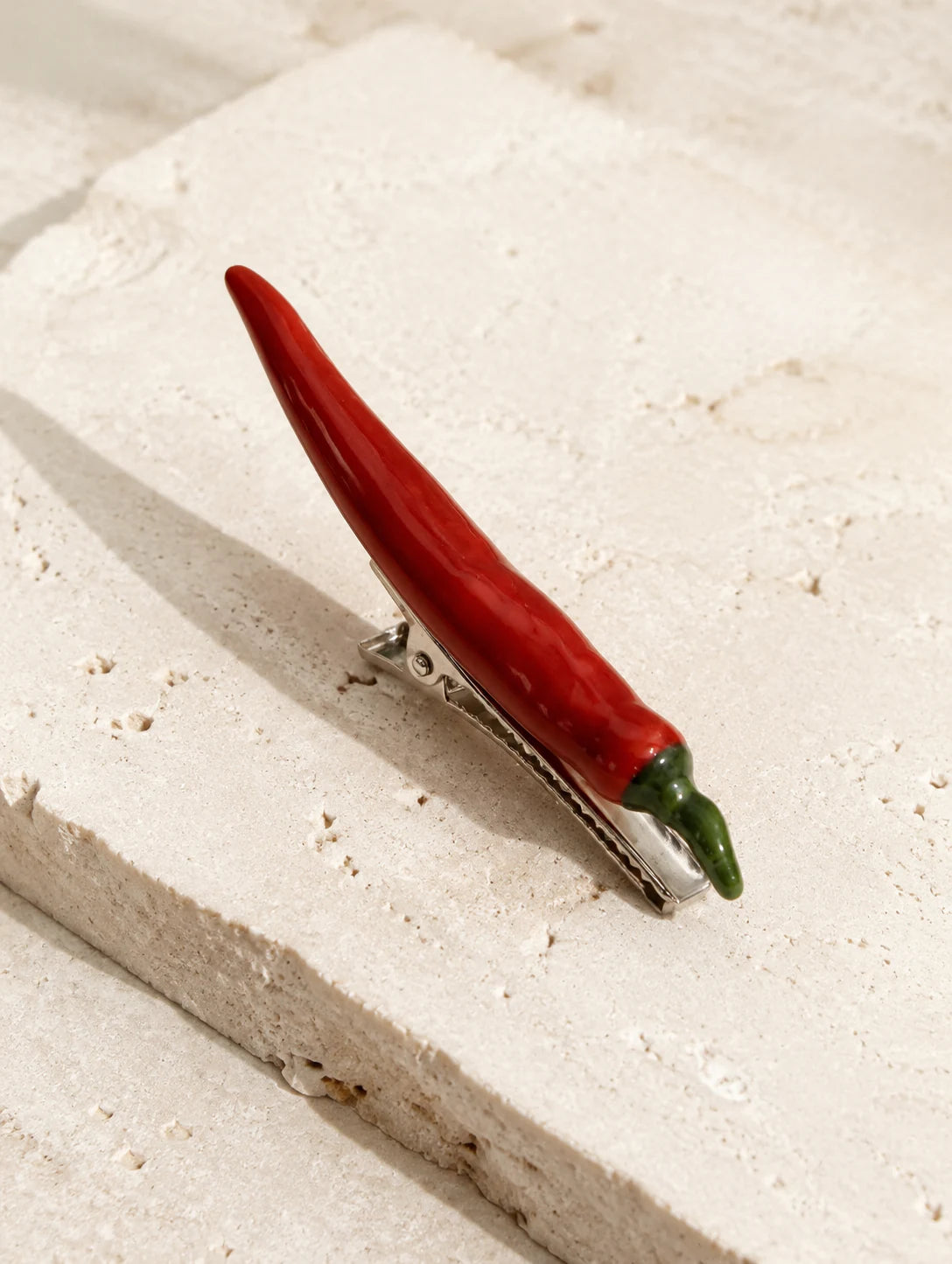 Red Pod Hair Clip — hero view
