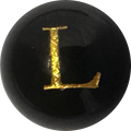Black Onyx Initial L