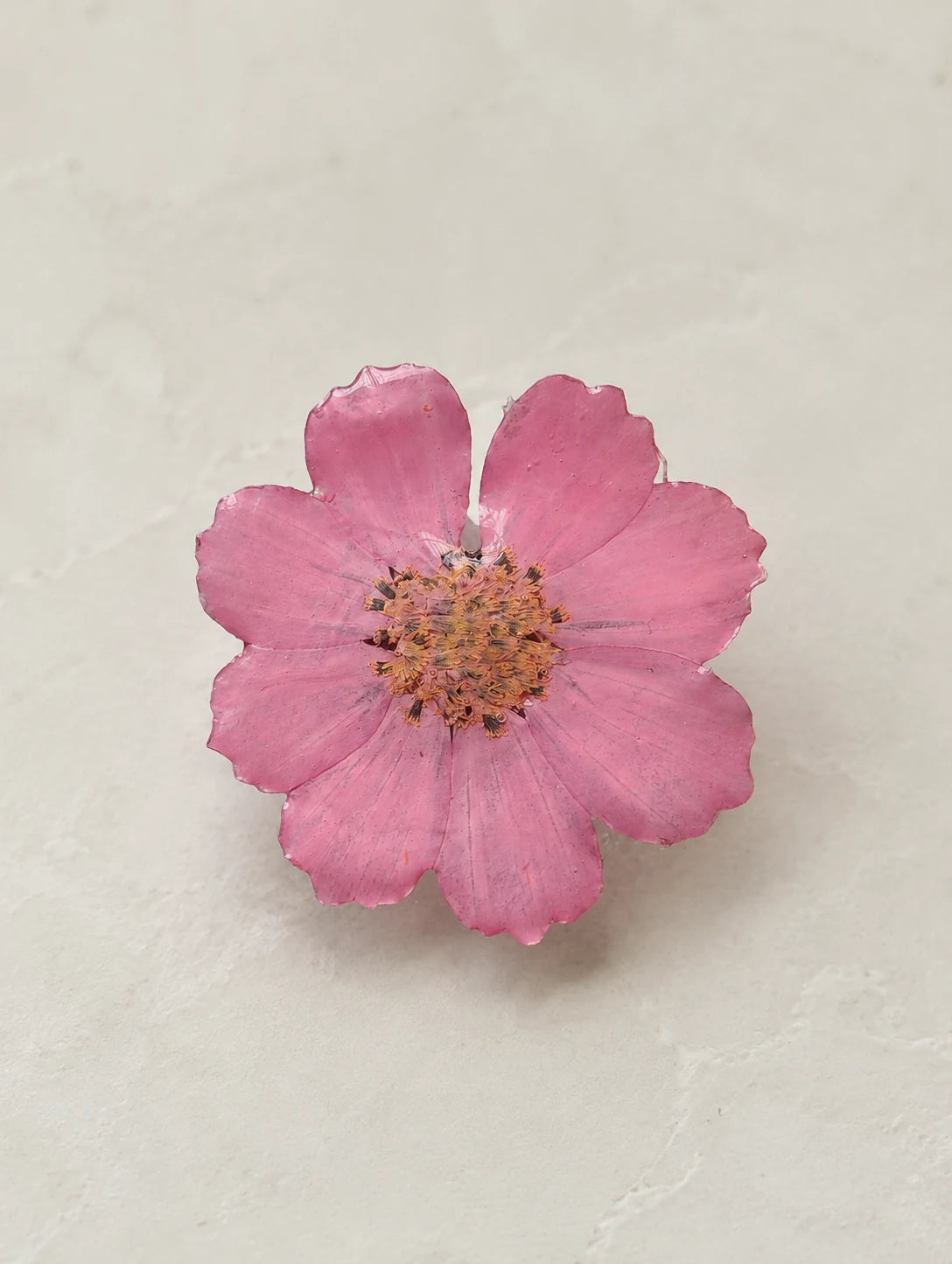 Gradient Pink Petal Ring — close detail view