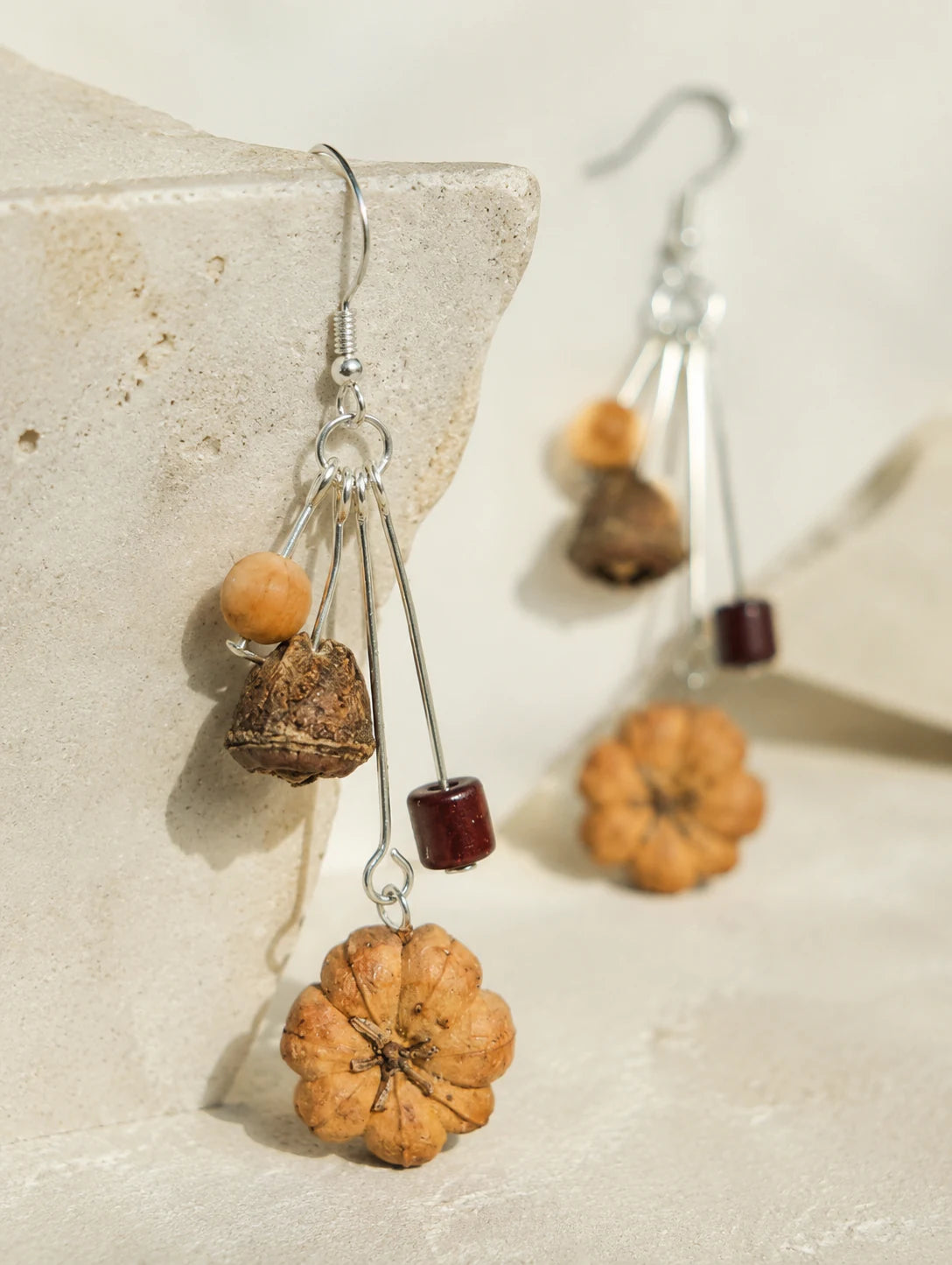 Mini Harvest Drop Earrings — detail view