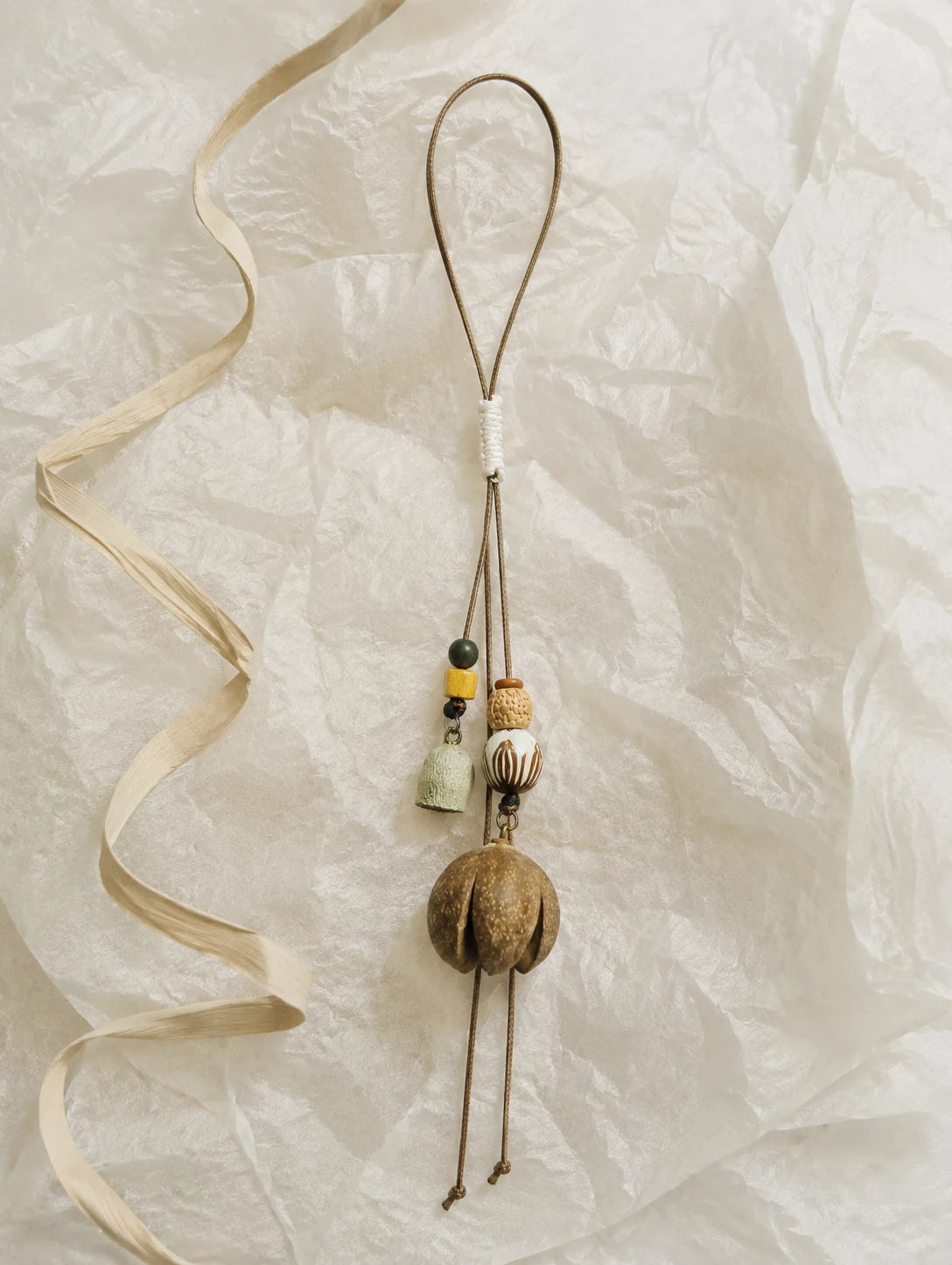 Round Woodland Pod Pendant Necklace — gift styling