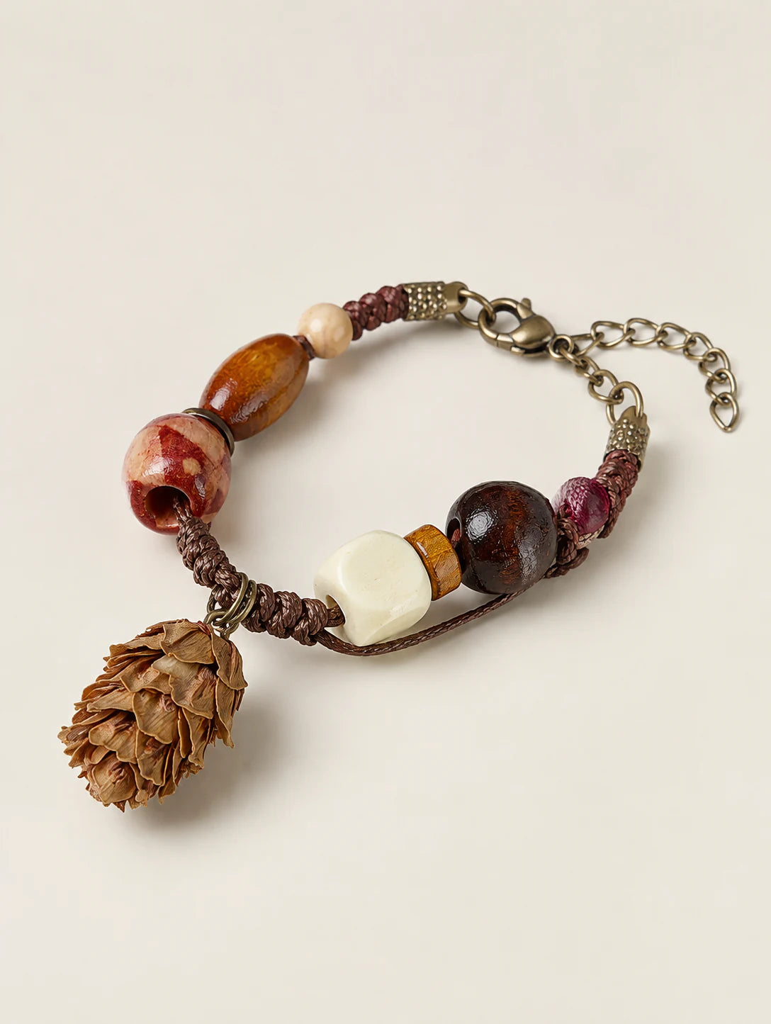 Small Woodland Cone Bracelet — alternate angle