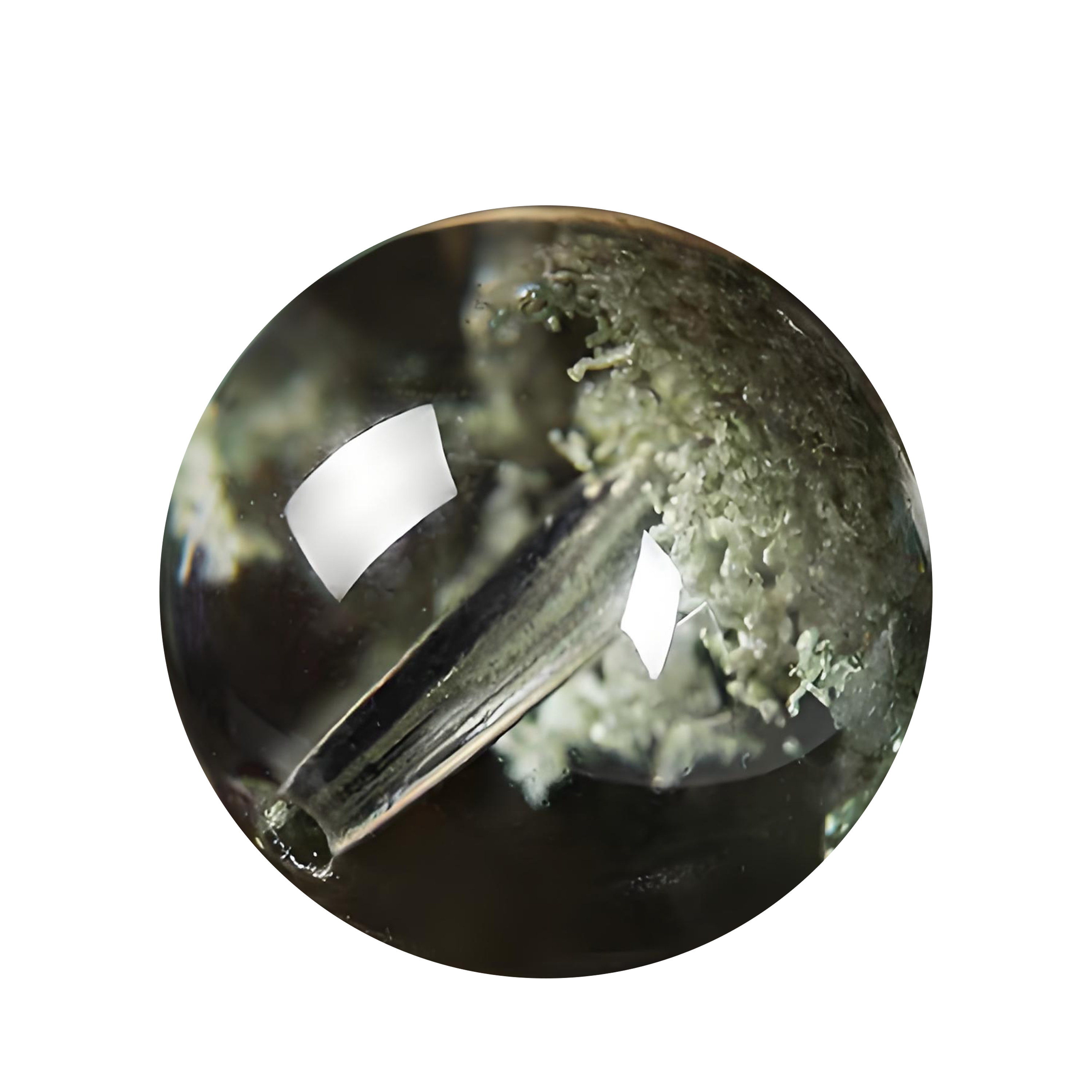 Treasure Bowl Green Phantom Quartz