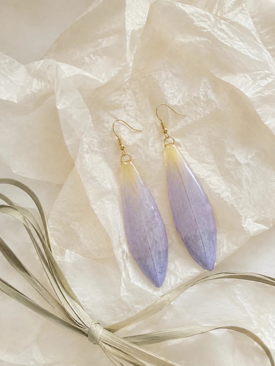 Layered Blush Petal Drop Earrings — gift styling